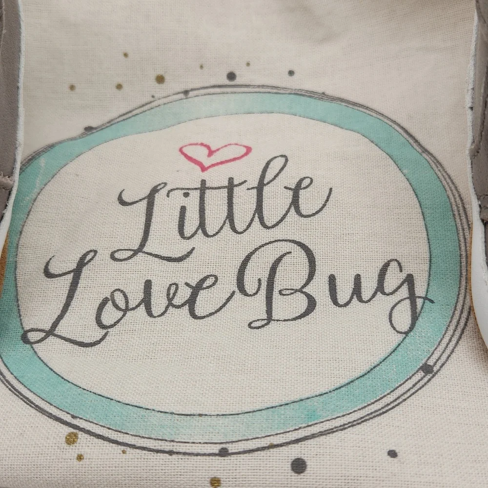 Little Love Bug® William Hightop Gray and Pink Size 2